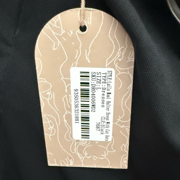 Meshki LAILA Halter Dress With Cut Outs - Picture 3 of 6